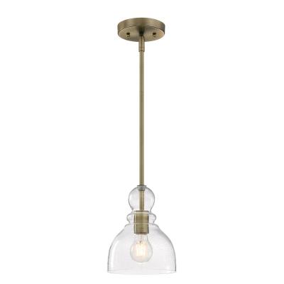 Westinghouse Lighting 6356500 Fiona 1 Light 7 inch Antique Brass Pendant Ceiling Light