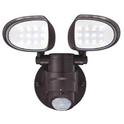 Westinghouse Lighting 6364300 bronze LED outdoor security wall light front view