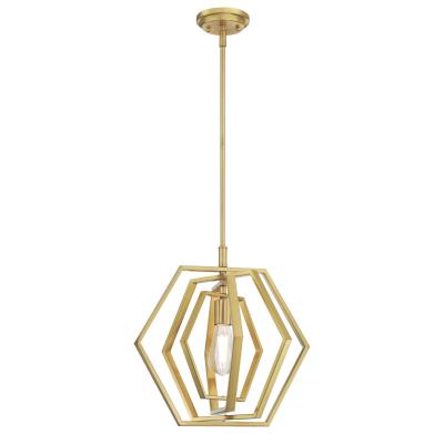 Westinghouse Lighting 6369700 Holly champagne brass pendant ceiling light