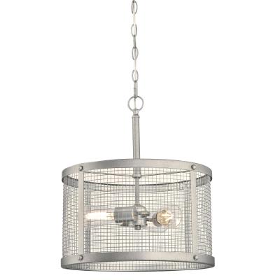 Westinghouse Lighting Emmett 3 light galvanized steel pendant ceiling light