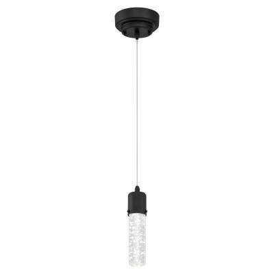 Westinghouse Lighting 6372300 Cava matte black bubble glass pendant ceiling light