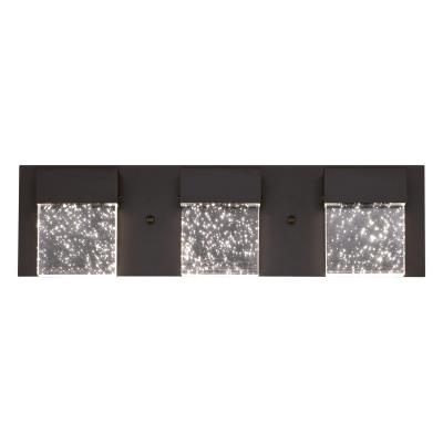 Westinghouse Lighting 6372600 Cava II 3 light matte black LED wall light