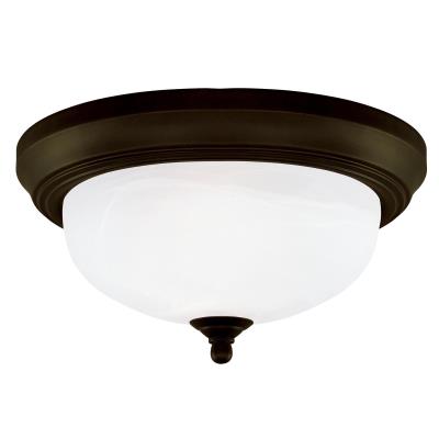 Westinghouse Lighting 6429100 2 light oil rubbed bronze flush mount ceiling light