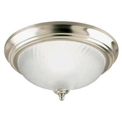 Westinghouse Lighting 6430400 brushed nickel flush mount ceiling light