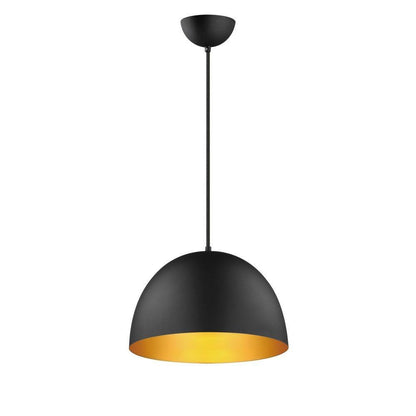 Maxim Lighting 11484BKGLD Tova 1 Light 13.5 inch Black/Gold Pendant Ceiling Light
