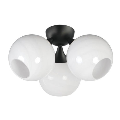 Maxim Lighting 21225MRPC Neve 3 Light Semi Flush Mount Ceiling Light