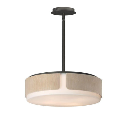 Maxim Lighting 21716SWWNBK Draughtsman 4 Light 18 inch Walnut Black Semi-Flush Mount Ceiling Light