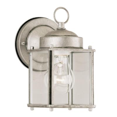 Westinghouse Lighting 6468400 antique silver 1 light wall lantern