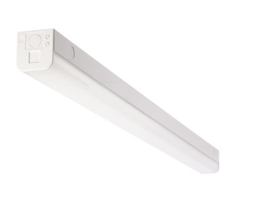 Nuvo 65-1122 Slim LED Strip Light - 4FT - 38W - 4000K - 120-277V - White - Knockouts