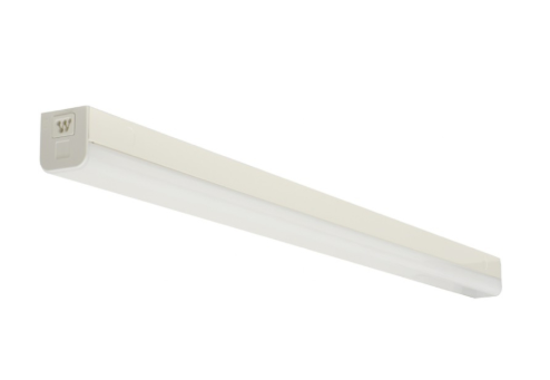 Nuvo 65-1126 Slim LED Strip Light - 4FT - 38W - 5000K - 120-277V - White - Connectible