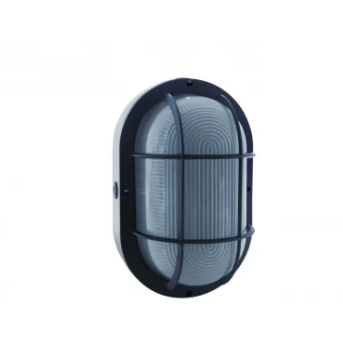 Nuvo 65-114 Single Light 5-1/2" Tall Integrated LED Outdoor Wall Sconce with Glass Guard Black Finish
