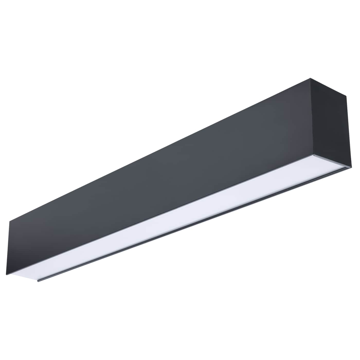 Nuvo 65-1280 Momentum 23.3" LED Linear Strip Light Selectable Wattage 3000K 4000K 5000K Black