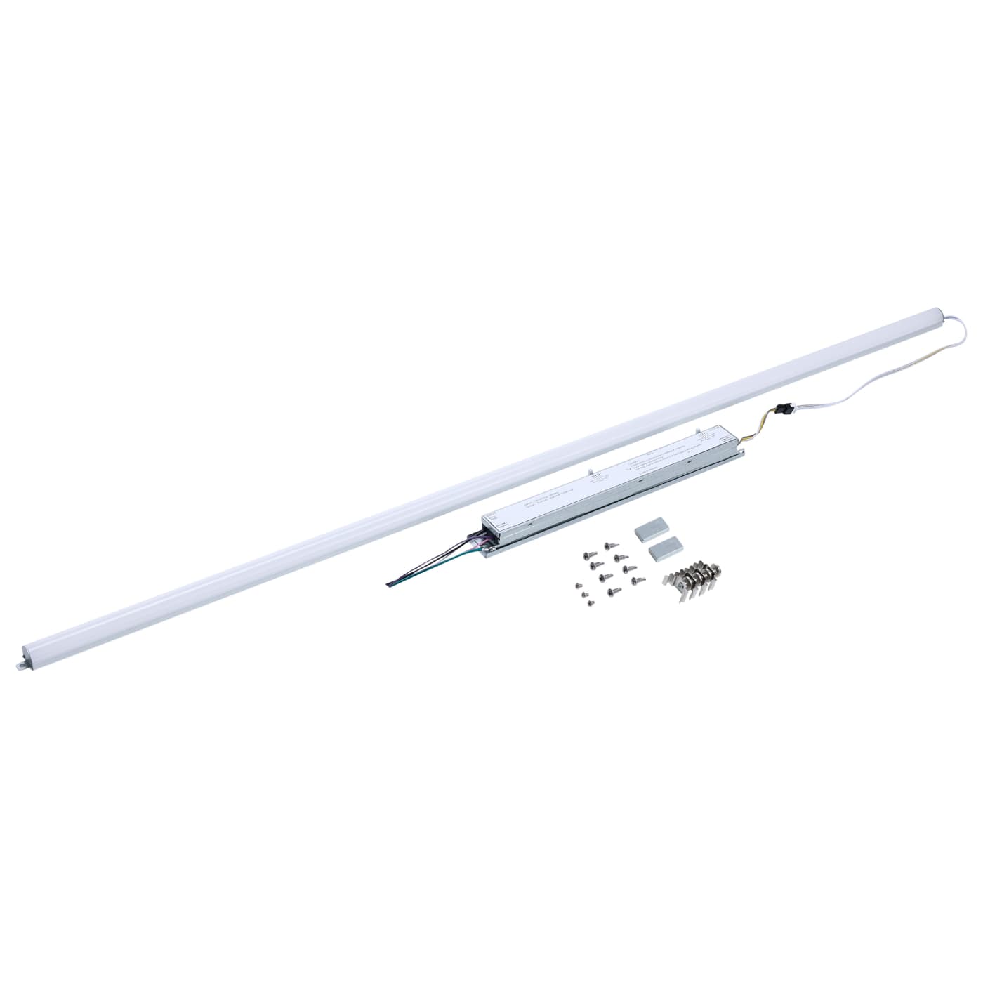 Nuvo 65-1333 1-Bars LED Light Bar Retrofit Kit with Selectable Wattage and Adjustable Color Temperature - Finish: Silver