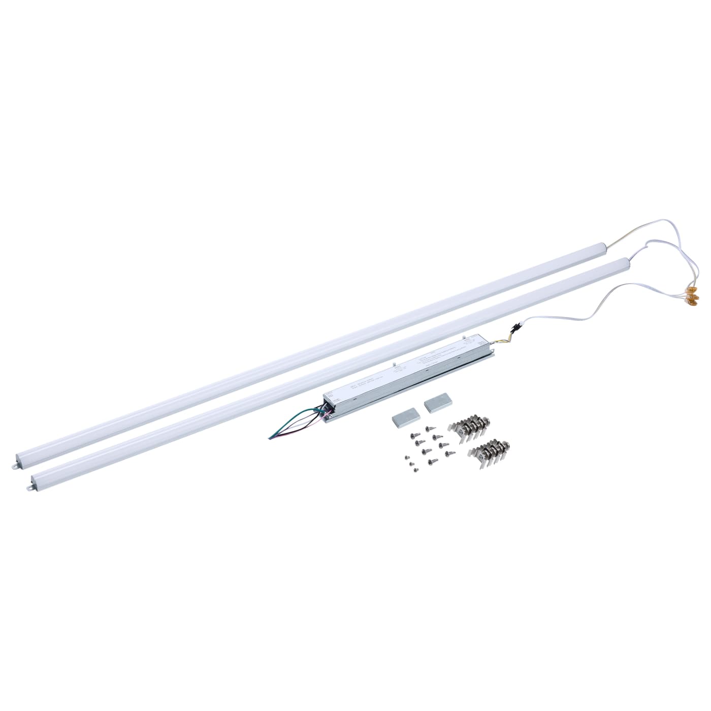 Nuvo 65-1334 2-Bars LED Light Bar Retrofit Kit with Selectable Wattage and Adjustable Color Temperature - Finish: Silver