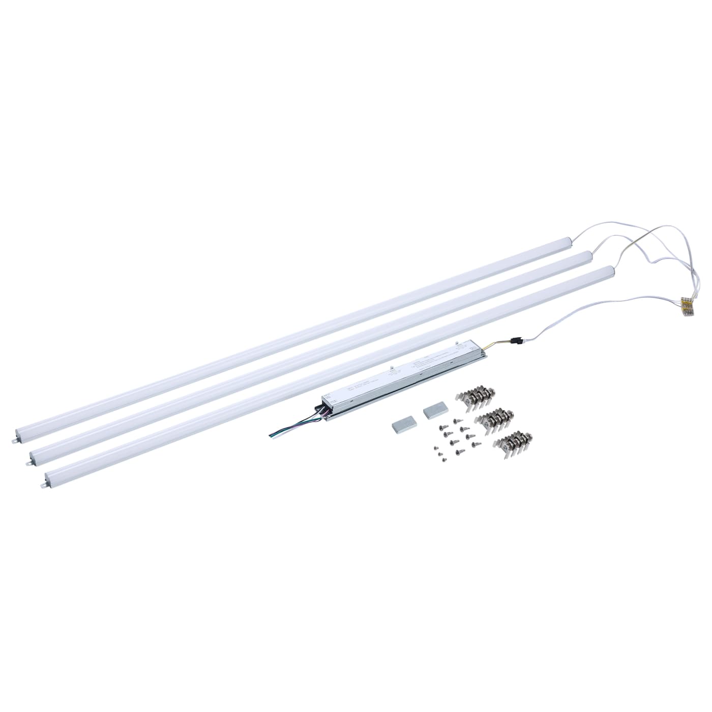 Nuvo 65-1336 3-Bars LED Light Bar Retrofit Kit with Selectable Wattage and Adjustable Color Temperature - Finish: Silver