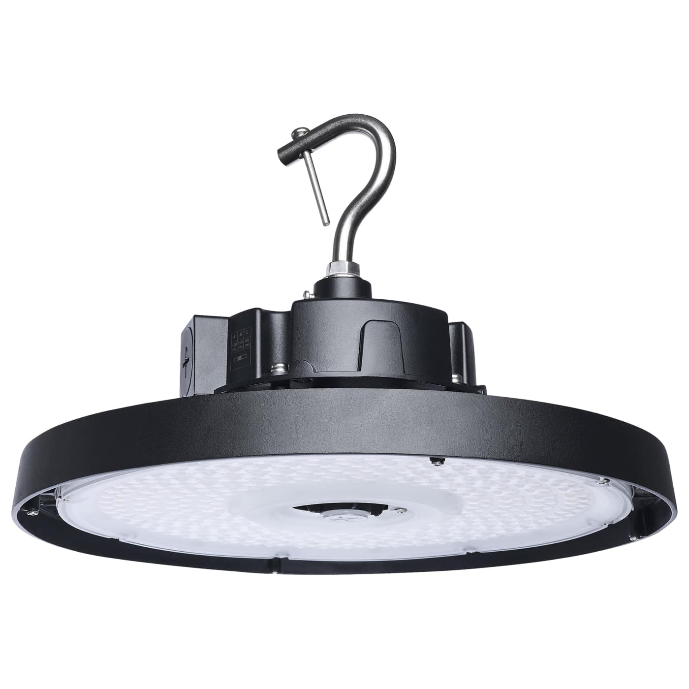 Nuvo 65-1521 LED UFO High Bay light with Selectable Wattage and Adjustable Color Temperature - Finish: Black