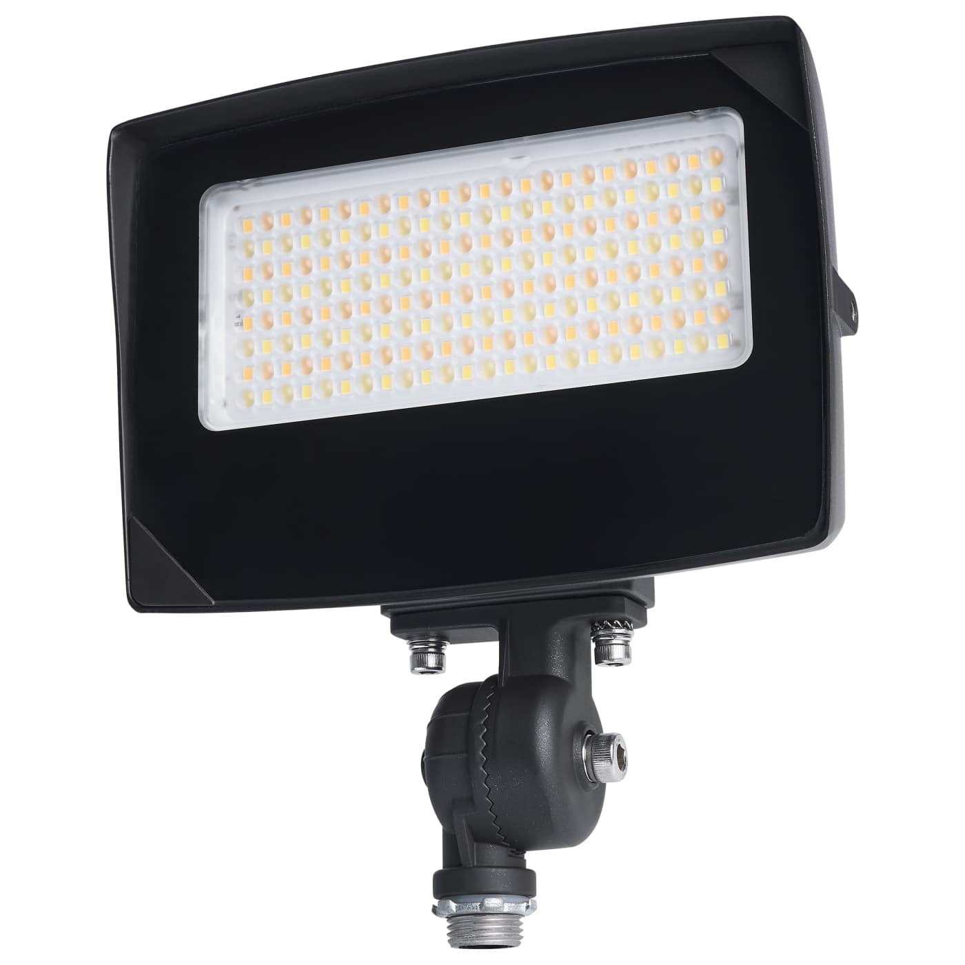 Nuvo 65-1541 LED Flood Light - Selectable CCT: 3K/4K/5K - Wattage: 80W/60W/45W - Volts: 120V-347V - Finish Bronze