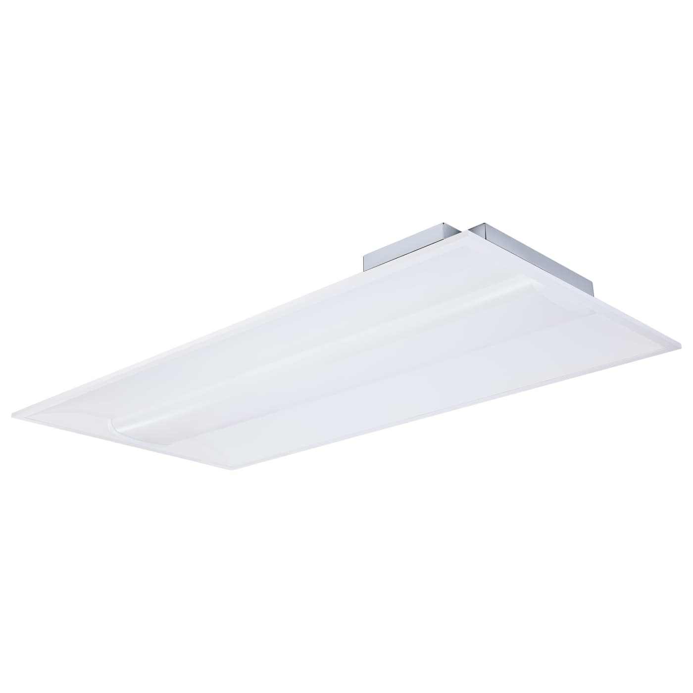 Nuvo 65-1601 2X4 LED Single Basket Troffer - Selectable CCT: 35K/4K/5K - Wattage: 20W/30W/40W - Volts: 120V-277V - Finish: White