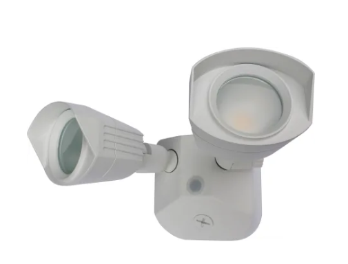 Nuvo 65-210 2 Light 7" Wide LED Commercial Flood Light - 3000K and 1900 Lumens White Finish