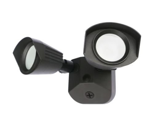 Nuvo 65-218 2 Light 4" Wide LED Commercial Flood Light with 2 lb Product Weight - 4000K Bronze Finish