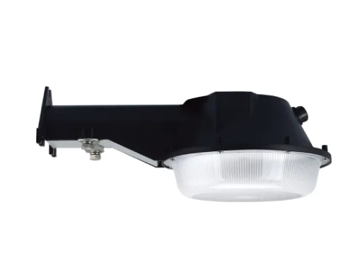 Nuvo 65-244 8" Wide LED Commercial Area Light with Photocell - 4000K, Black Finish