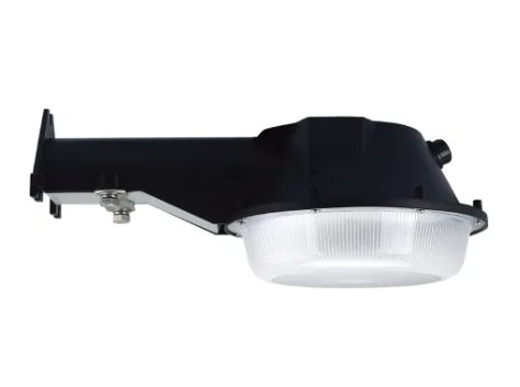 Nuvo 65-245 8" Wide LED Commercial Area Light with Photocell - 5000K, Black Finish