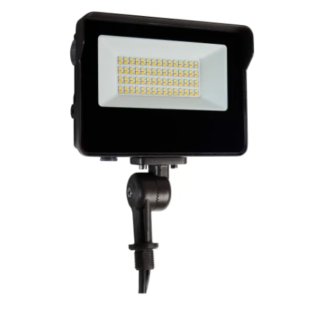Nuvo 65-541 Fixture Floods Single Light 9-15/16" Wide LED Commercial Flood Light