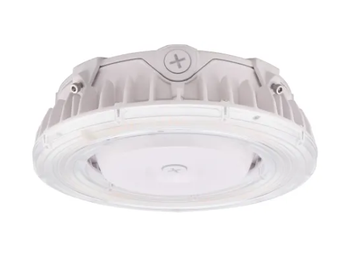 Nuvo 65-629R1 Canopy Lights 12" Wide 75 Watt Integrated LED Commercial Ceiling Light White Finish