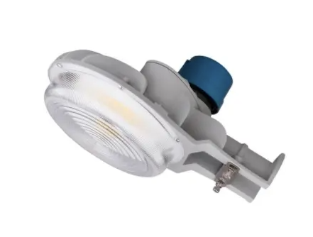 Nuvo 65-682 LED Area Light w/ Photocell, Dimmable, Wattage 40W, Lumens 6400 lm, Voltage 120V-277V, Multi-Color Temperature, Gray