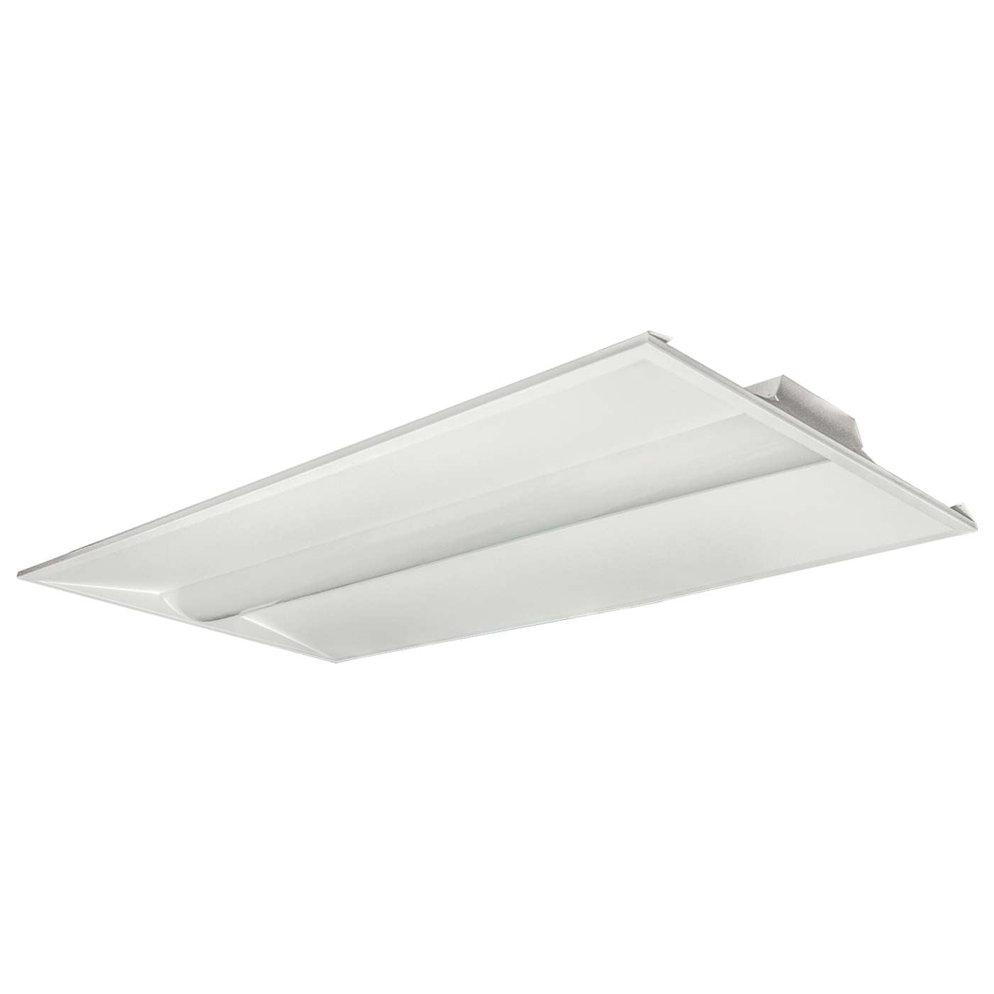 NUVO 65-693 2x4 LED Emergency Single Basket Troffer 30/40/50W 3500K/4000K/5000K White