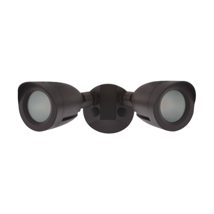 Nuvo 65-712 Dual Head LED Security Light, Bronze, Color Temperature 3000K, Voltage 120-277V