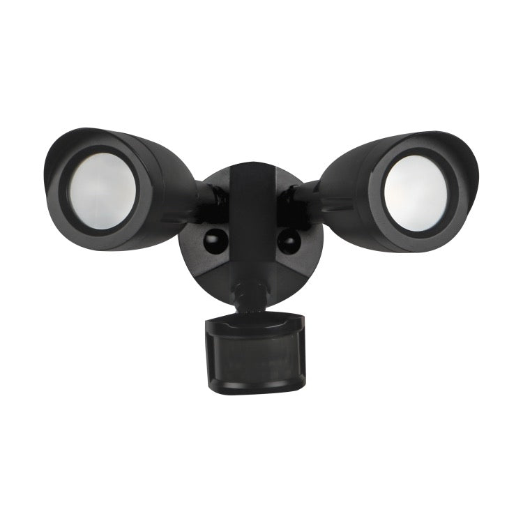 Nuvo 65-719 Dual Head LED Security Light - Motion Sensor - Color Temperature 4000K - Voltage 120V - Bronze Finish