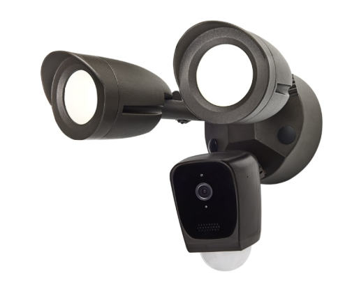 Nuvo 65-902 Bullet Outdoor SMART LED Security Light with Camera - Starfish Enabled - Brown - 120-277V