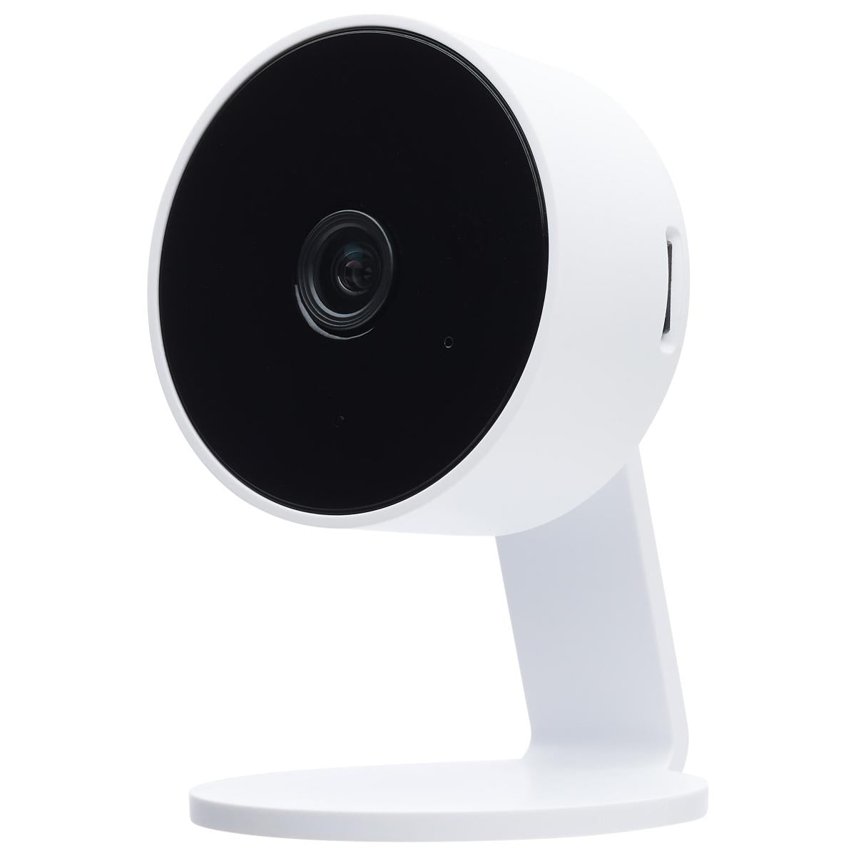 Nuvo 65-940 Starfish Smart Indoor Security Camera - White, 32GB SD Card, 2.4GHz WiFi, Alexa/Google/Siri Compatible, cULus Listed & California-Compliant