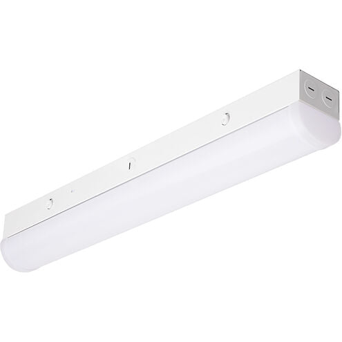 Nuvo 65-1700R1 LED 2' Linear Strip Ceiling Light, Selectable Wattage, Multi-Color Temperature, Voltage 120V-277V, With Sensor, White Finish