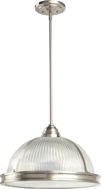 Generation Lighting 65062-962 Pratt Street Prismatic 3 Light 16.25 inch Brushed Nickel Pendant Ceiling Light