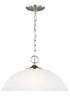 Generation Lighting 6516501-962 Geary brushed nickel pendant ceiling light