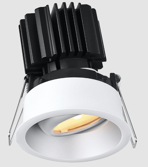 Lotus LED Lights L3G-RRT-AZ-RF50-3K98 Tangra 3″ Gimbal Round Recessed Thin Alzak Trim, Reflector Frosted Glass, Beam Angle 50°, Color Temperature 30K, CRI98