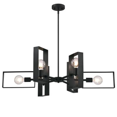 Westinghouse Lighting 6575600 Porter 6 light matte black chandelier