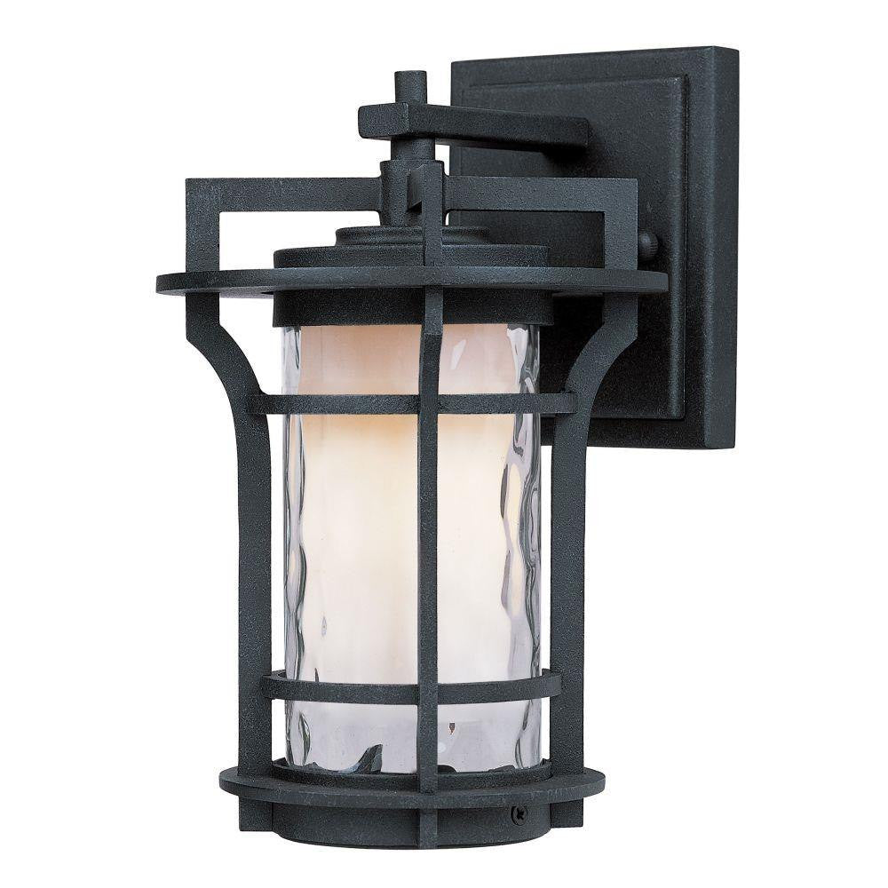 Maxim Lighting 65782WGBO Oakville 1 Light 9 inch Black Oxide Outdoor Wall Lantern