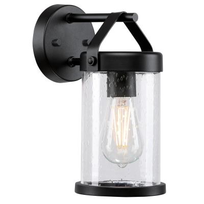 Westinghouse Lighting 6579600 Jamestown textured black outdoor wall light