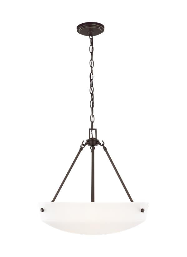 Generation Lighting 6615203-710 Kerrville 3 light bronze pendant ceiling light