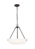 Generation Lighting 6615203-710 Kerrville 3 light bronze pendant ceiling light