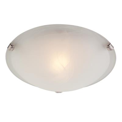 Westinghouse Lighting 6629700 1 Light 12 inch Brushed Nickel Flush Mount Ceiling Light