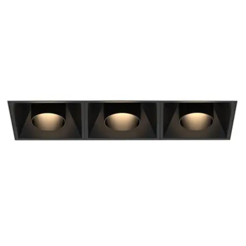 Eurofase Lighting BVOR3TL02SGGG1535WCL Bravo LED w/o Trim, S.Gimbal, 3-Light, Wide, Wattage 45W, Voltage 120V-277V, Color Temperature 3500K, White, Clear