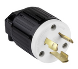 Enerlites 66411-BK 20A Industrail Grade Locking Plug, L6-20P, Black Finish