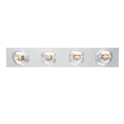 Westinghouse Lighting 6641100 4 light chrome bath vanity wall light