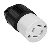 Enerlites 66492-BK Industrial Grade Locking Cord Connector, 30A, L14-30C, Black Finish