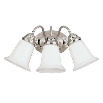 Westinghouse Lighting 6649700 3 light brushed nickel wall light