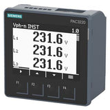 SIEMENS 7KM3220-0BA01-1DA0 LCD Power Monitoring Device, PAC3220, DIS